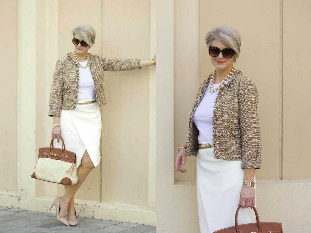 Одежда для женщины 55 лет модные фото образы