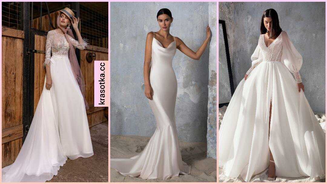 Модные свадебные платья 2023-2024: топ фасонов для стильных невест