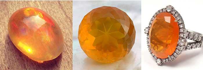 Огненный опал — невероятные цвета солнечного камня