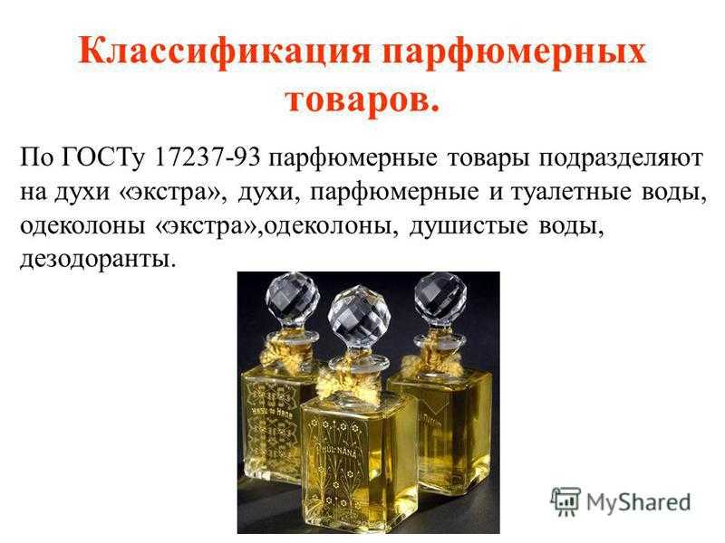 Характеристика парфюмерной воды. Ассортимент парфюмерных изделий. Классификация парфюмерных товаров. Классификация парфюмерной продукции. Характер аромата парфюмерных изделий.