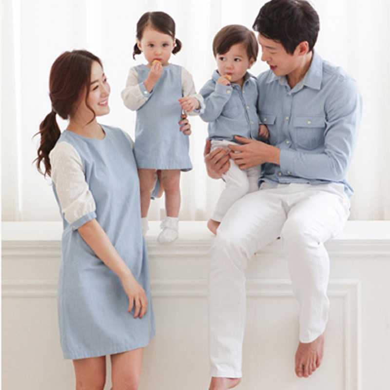Одежда family look, как создать семейный стиль