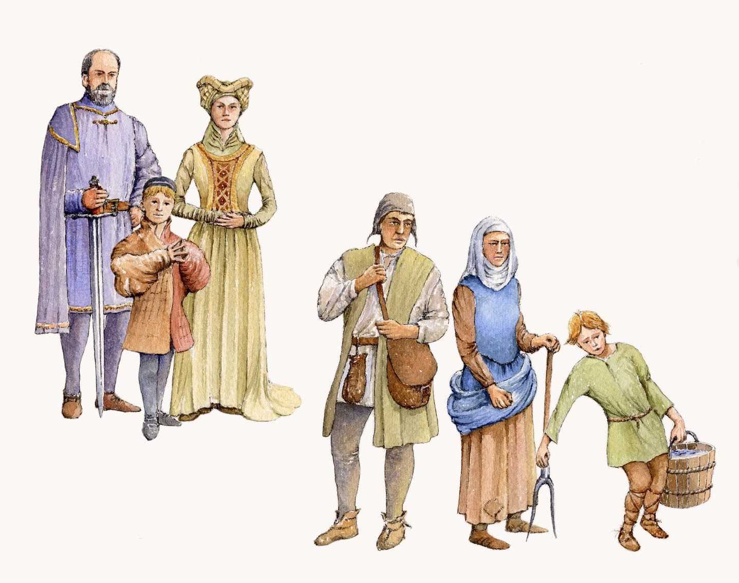 Возрождение население. Одежда простолюдинов 17 века. Англия 16 век одежда простолюдин. Одежда крестьян 17 века в Европе. Одежда крестьян в средневековье в Европе.