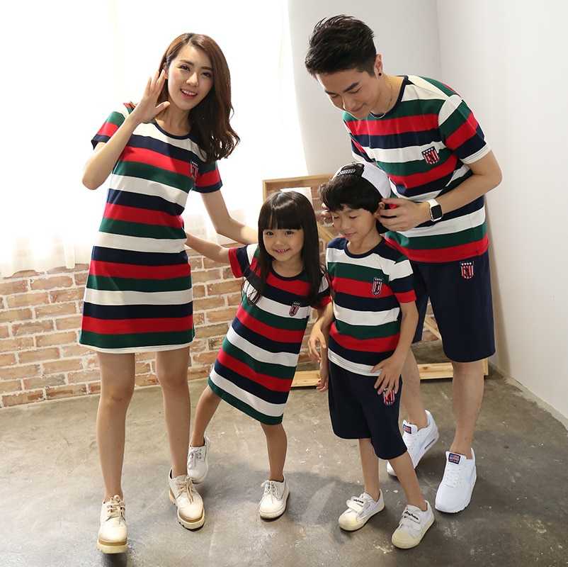 Модный семейный стиль в одежде family look 2019-2020 тенденции + фото образов