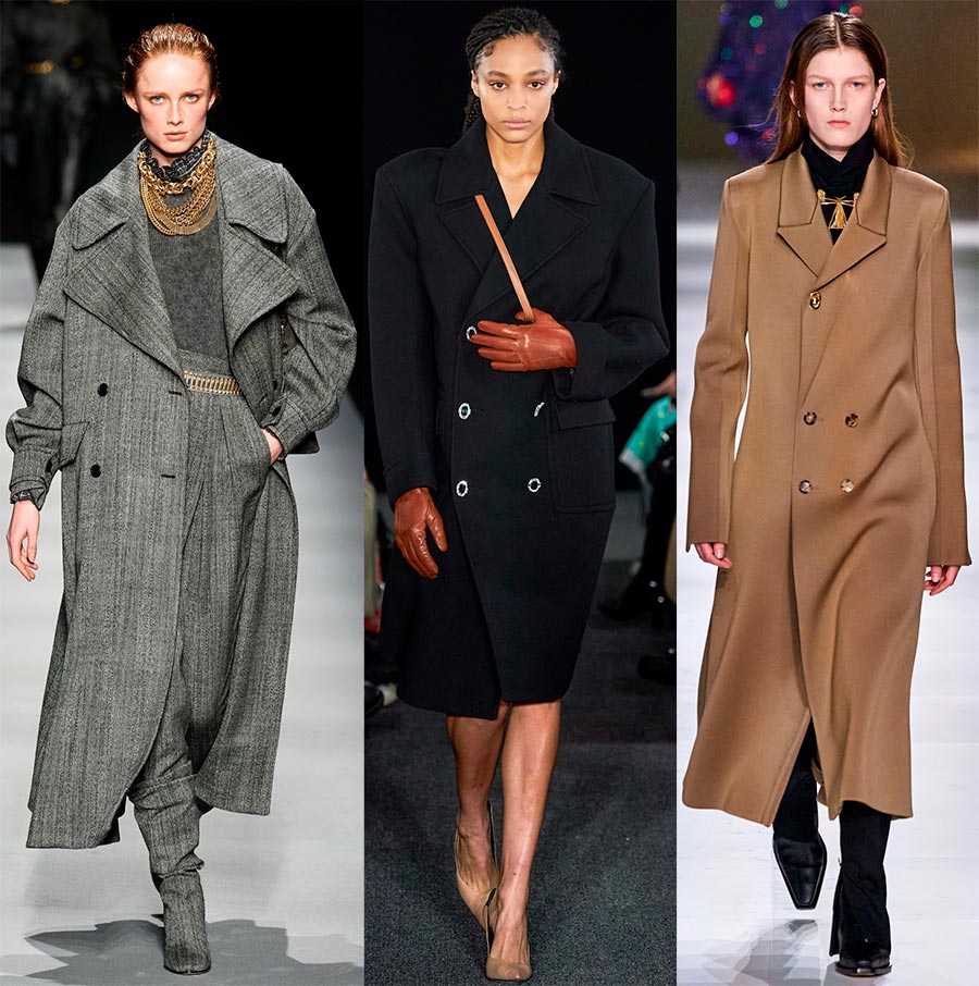 Женские пальто и плащи осень-зима 2023-2024: обзор главных модных тенденций