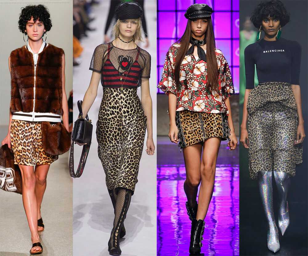 Леопардовый принт. модная одежда и ее комбинирование