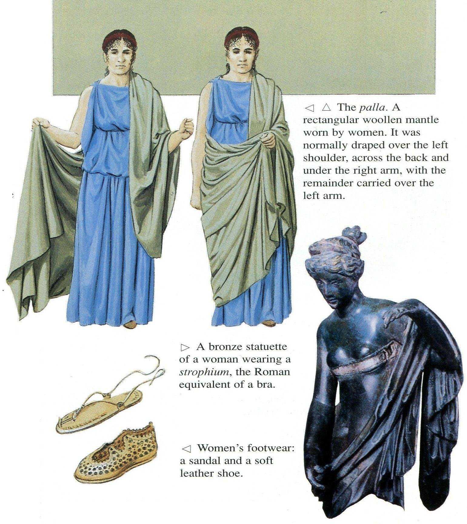 Палла одежда в древнем Риме