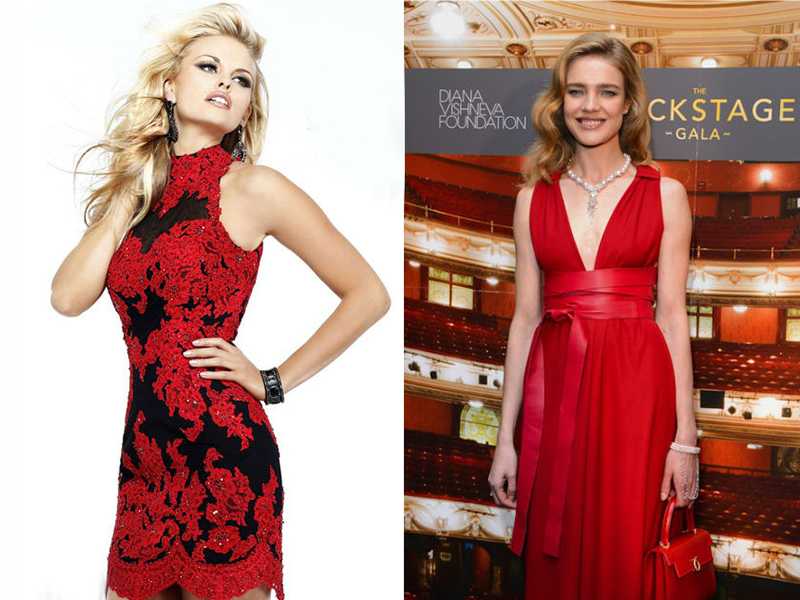 Роскошные модели красных платьев для вечерних, деловых и повседневных образов