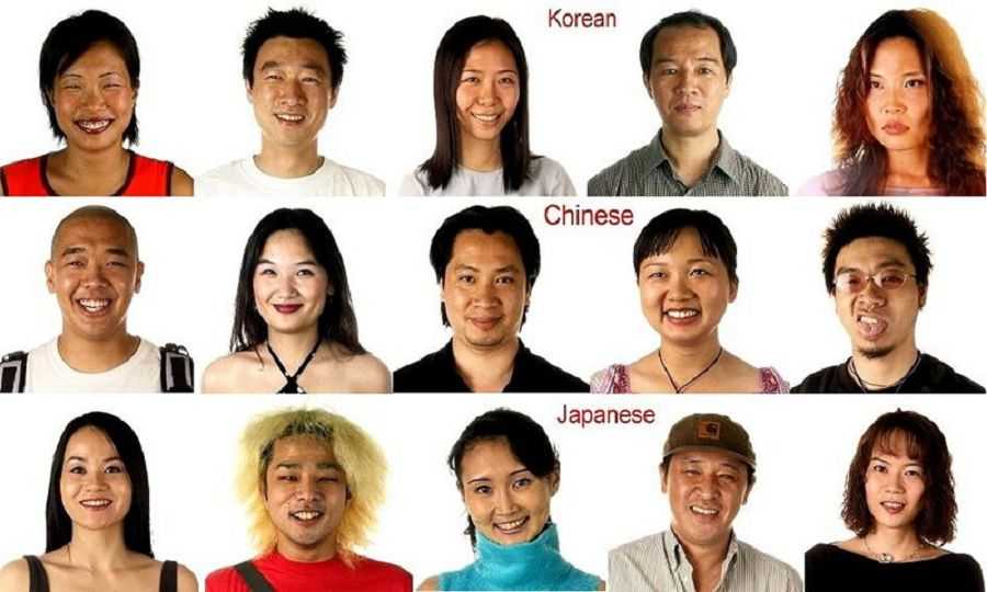 Китаец и японец разница фото