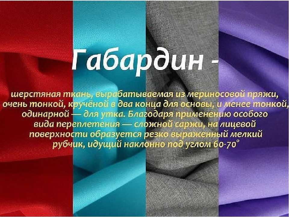 Виды тканей с картинками